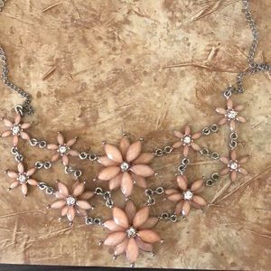 COPY - Pink floral necklace